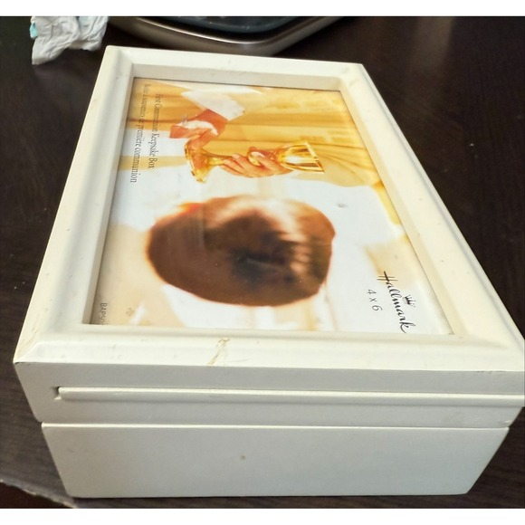 Hallmark First Communion‎ Keepsake Box Photo Frame Religious Gift - Picture 4 of 4
